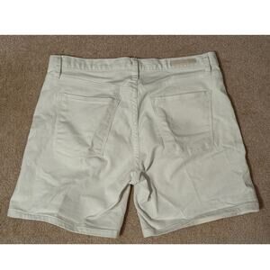 Calvin Klein Denim Shorts, White, Size 8